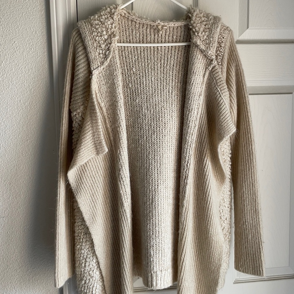 Rip curl fuzzy cardigan